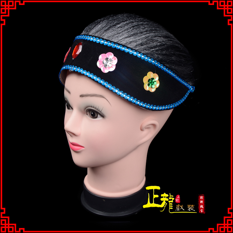 邢台老旦媒婆穷老太婆假发套 老旦头套